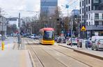 Tramwaj na Kasprzaka i Wolskiej w Warszawie