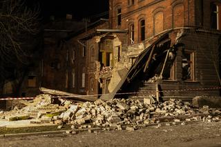 Bytom, zawalenie kamienicy