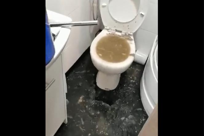 Mysłowice. Mieszkanie zalane fekaliami po ulewach