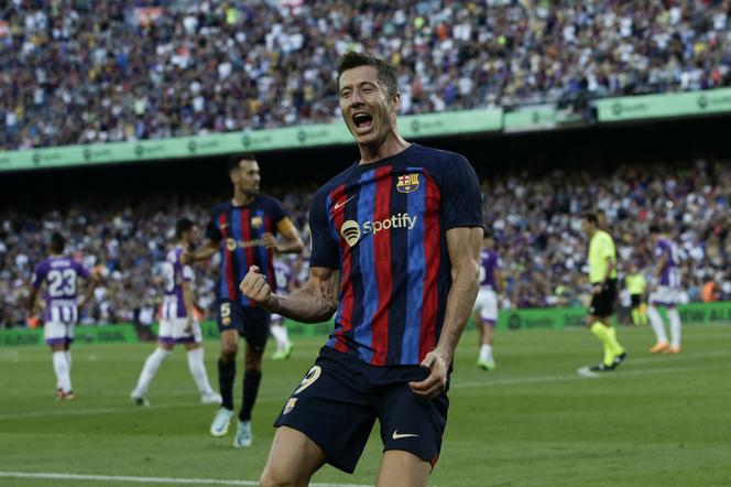 FC Barcelona - Real Valladolid 4:0. Fenomenalny mecz Lewandowskiego! Katalończycy gromią rywala