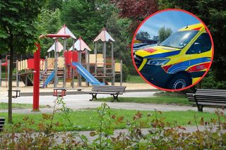 12-latek złamał kręgosłup na placu zabaw. Spadł na tyrolce