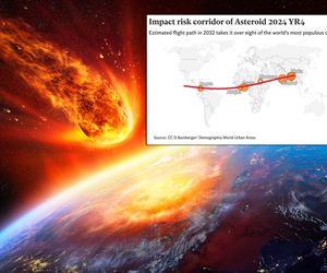 Tam może uderzyć asteroida w 2032 roku! Naukowcy pokazują mapę