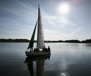 Plaża w Osiecznej przed sezonem letnim 