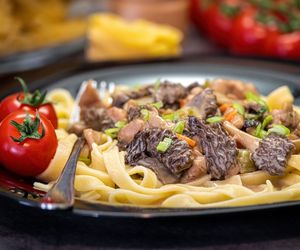 Makaron ze smardzami - proste ale wykwintne danie