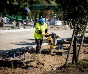 Południowy wiadukt Trasy Łazienkowskiej (październik 2025)