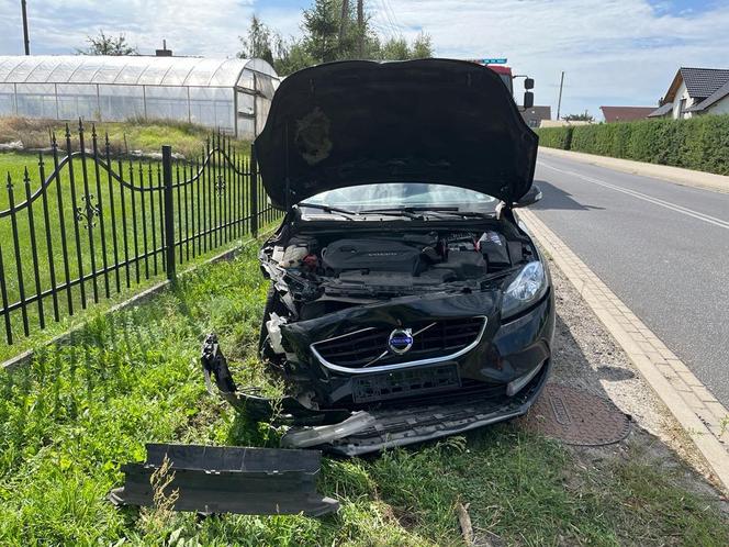 Wypadek z udziałem trzech samochodów we Włoszakowicach