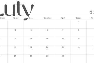 Kalendarz świąt i dni wolnych 2025