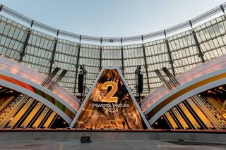 Ostatnie przygotowania na Sylwester z Dwójką na Stadionie Śląskim. Zobacz najnowsze zdjęcia z prób artystów