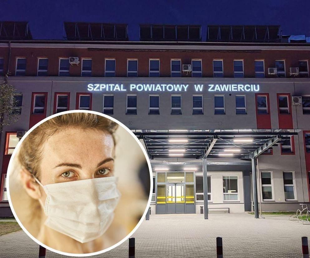 Wzrost zachorowań na COVID-19. Szpital w Zawierciu zmienia zasady odwiedzin. Wracają maseczki