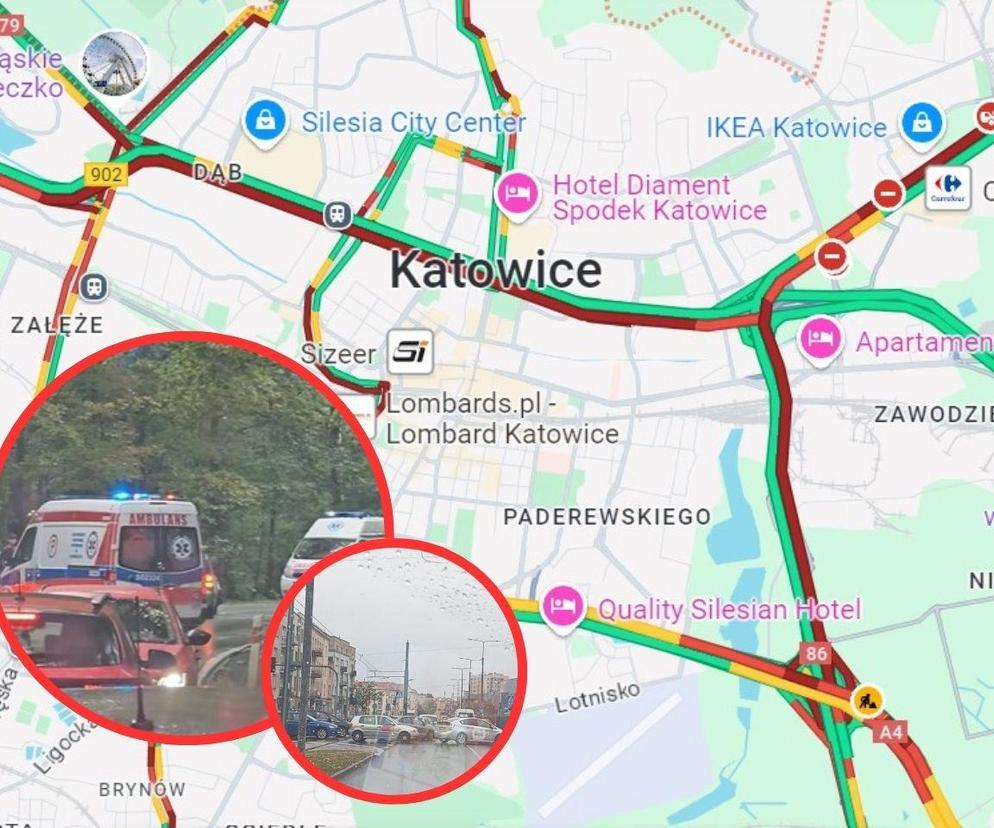 Katowice stoją w korkach. Internauci załamani: przecież to miasto do piątku się nie odkorkuje