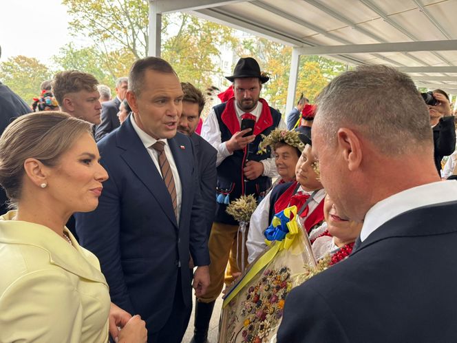 Koło Gospodyń Wiejskich w Puszynie na Dożynkach Prezydenckich w Warszawie