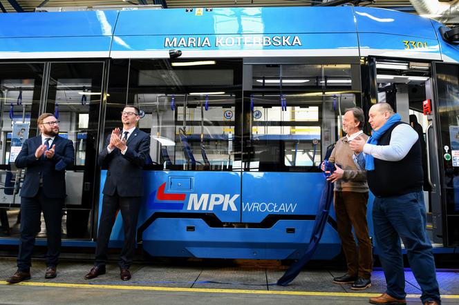 Wrocławskie tramwaje z patronami. Pierwszym została Maria Koterbska 