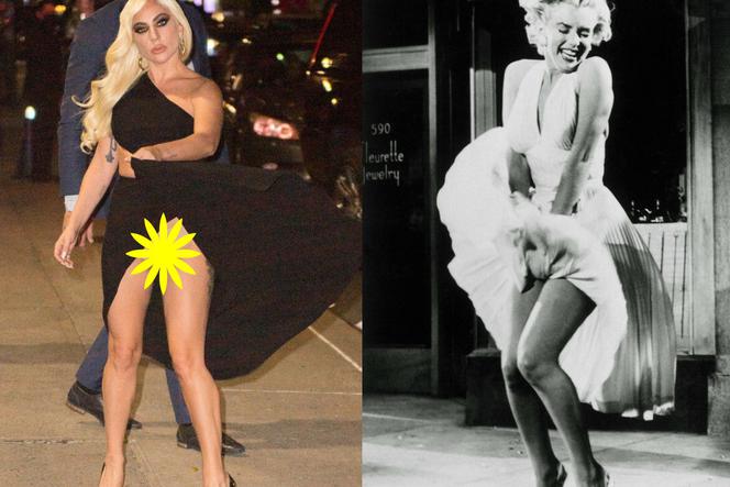 Lady Gaga PODWIANA jak Marilyn! Cały świat zobaczył, co ma pod sukienką
