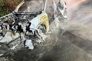 Spłonęło maserati. Nocny pożar w Lipnie koło Leszna