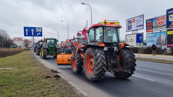 Protest rolników w Lublinie [GALERIA]