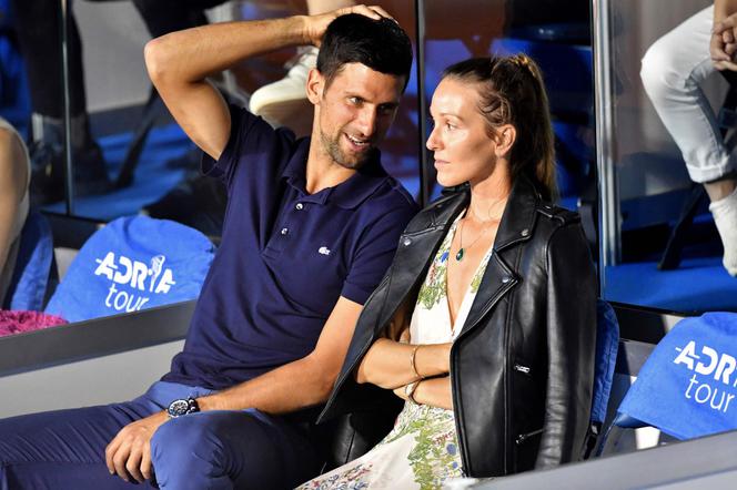 Novak Djoković z żoną