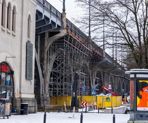 Remont mostu Poniatowskiego w Warszawie