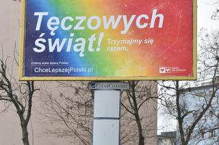 Tęczowych Świąt! Kontrowersyjny billboard w Toruniu