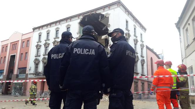 Rybnik. Zawaliła się ściana kamienicy Świerklaniec