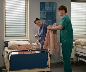 Pierwsza miłość, odcinek 3966: Julita (Dagmara Bryzek), Radek (Karol Biskup)