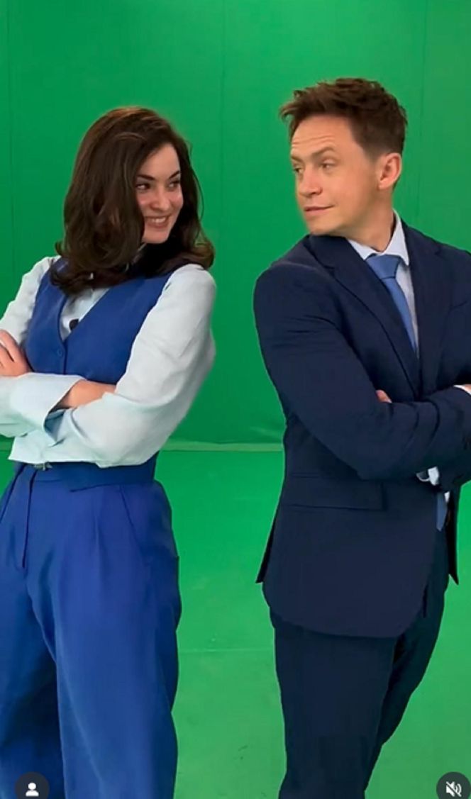 Barwy szczęścia nowa czołówka po wakacjach 2025. Weronika (Maria Świłpa), Błażej Modrzycki (Piotr Ligienza)