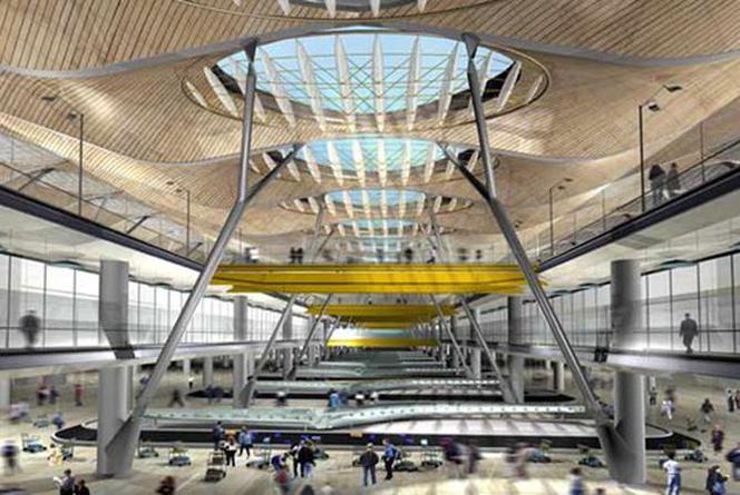 Lotnisko w Madrycie, Hiszpania, funkcje: chłodzenie, moc chłodnicza: 19 800 kW, zasilanie: gorąca woda, powierzchnia: 500 000 m2