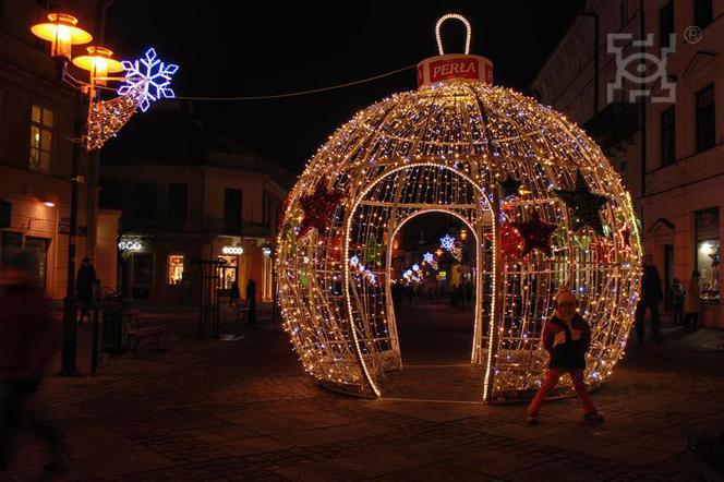 Świąteczne iluminacje w Lublinie 2014