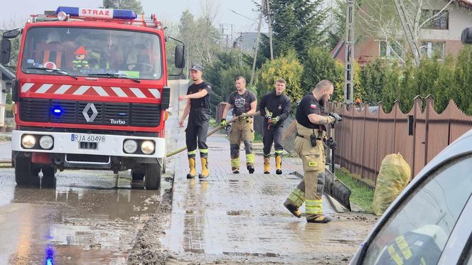 Pawłosiów po powodzi.