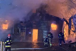 Pożar w stadninie koni w Warszawie