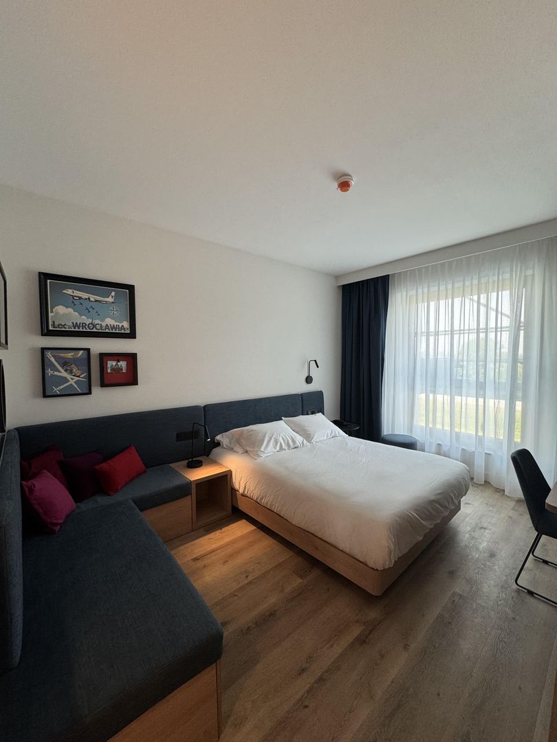 Hampton by Hilton Wrocław Airport pokazał, jak będą wyglądały pokoje w obiekcie