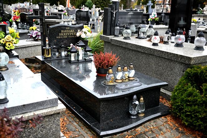 Tak wygląda grób Barbary Skrzypek