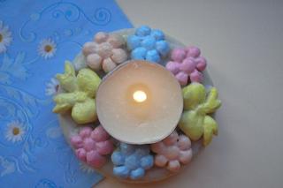 Jak zrobić świecznik –  dekoracja stołu z masy solnej krok po kroku