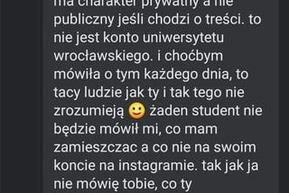 Konflikt na Uniwersytecie Wrocławskim. Studenci i wykładowcy rozmawiają sobie za pomocą wpisów na Facebooku