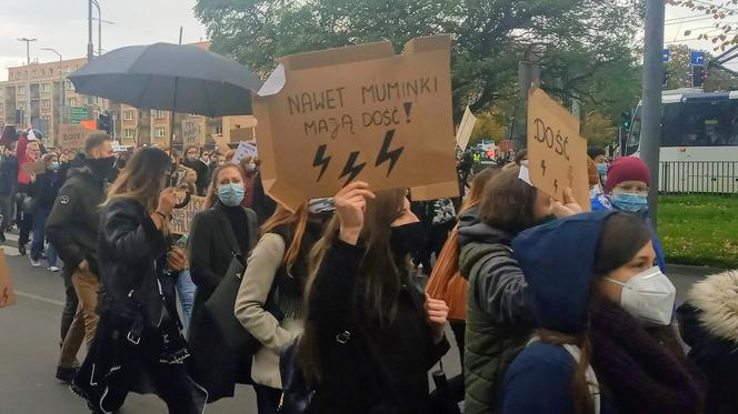 Protest kobiet w Szczecinie - 28.10.2020