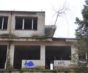 Sanatorium Zdrowie w Orłowie. Zniszczony budynek