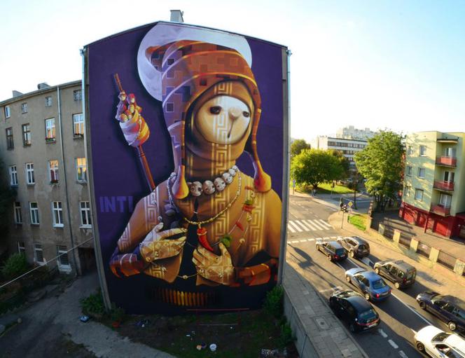 Mural przy 28 Pułku Strzelców Kaniowskich 48