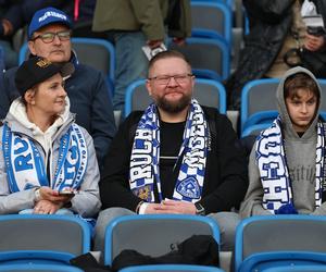 Kibice na Stadionie Śląskim podczas Wielkich Derbów Śląska (16.03.2024)