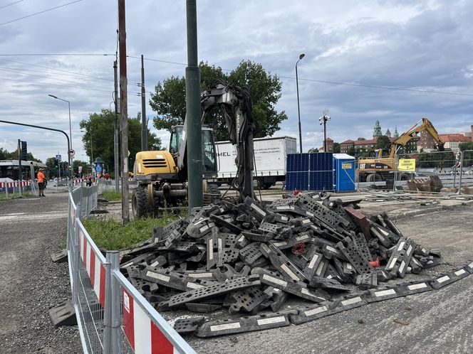 Remont mostu Grunwaldzkiego w Krakowie