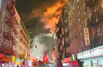 Wielki ogień przed chińskim Nowym Rokiem     