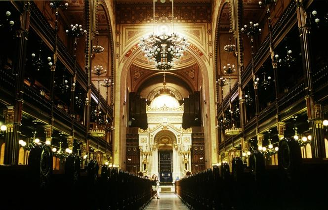 Budapeszt, wnętrze synagogi