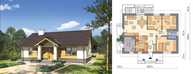 Mały Dom 5 Najlepszych Projektów Domów O Powierzchni