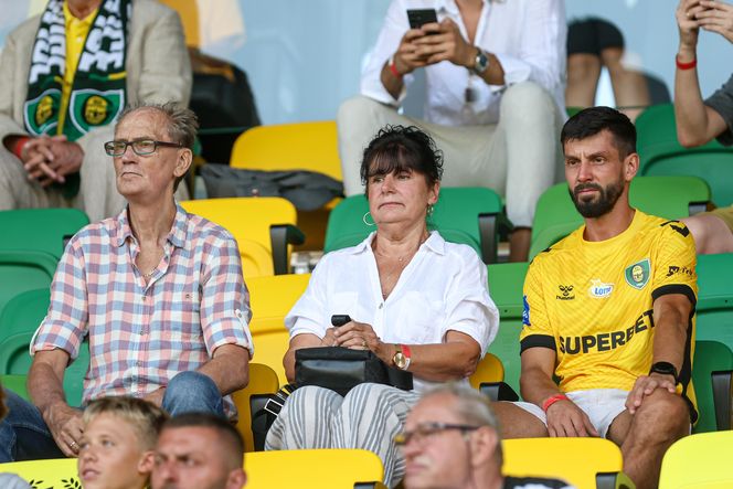Kibice na meczu GKS Katowice - Arka Gdynia