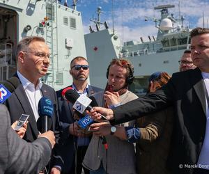 Prezydent RP Andrzej Duda i premier Kanady Justin Trudeau. Spotkanie z Premierem Kanady w bazie marynarki wojennej Canadian Forces Base Esquimalt