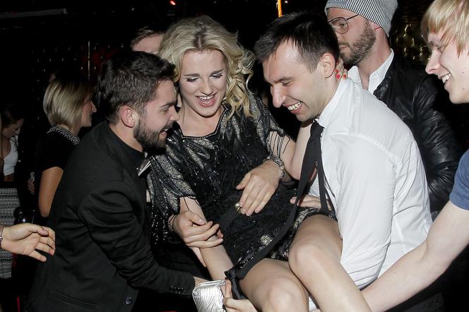 Michalina Manios na urodzinach