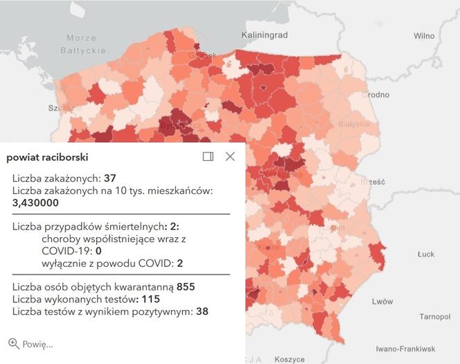 Koronawirus w województwie śląskim. Tak wygląda sytuacja w poszczególnych powiatach [RAPORT, 19 MARCA]