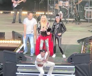 Facet wtargnął na scenę podczas koncertu Maryli Rodowicz. Ochroniarz nie zdążył