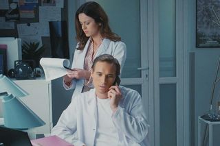 M jak miłość, odcinek 1841: Kasia (Paulina Lasota), Olek (Maurycy Popiel) 