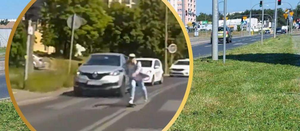 Jechał na deskorolce ulicami Bydgoszczy i wyprzedzał auta. Filmik jest hitem internetu