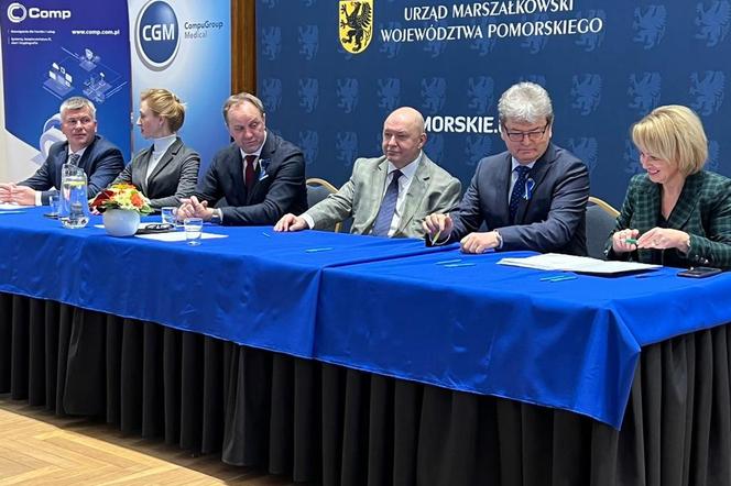 Podpisanie umowy Pomorskie e-zdrowie