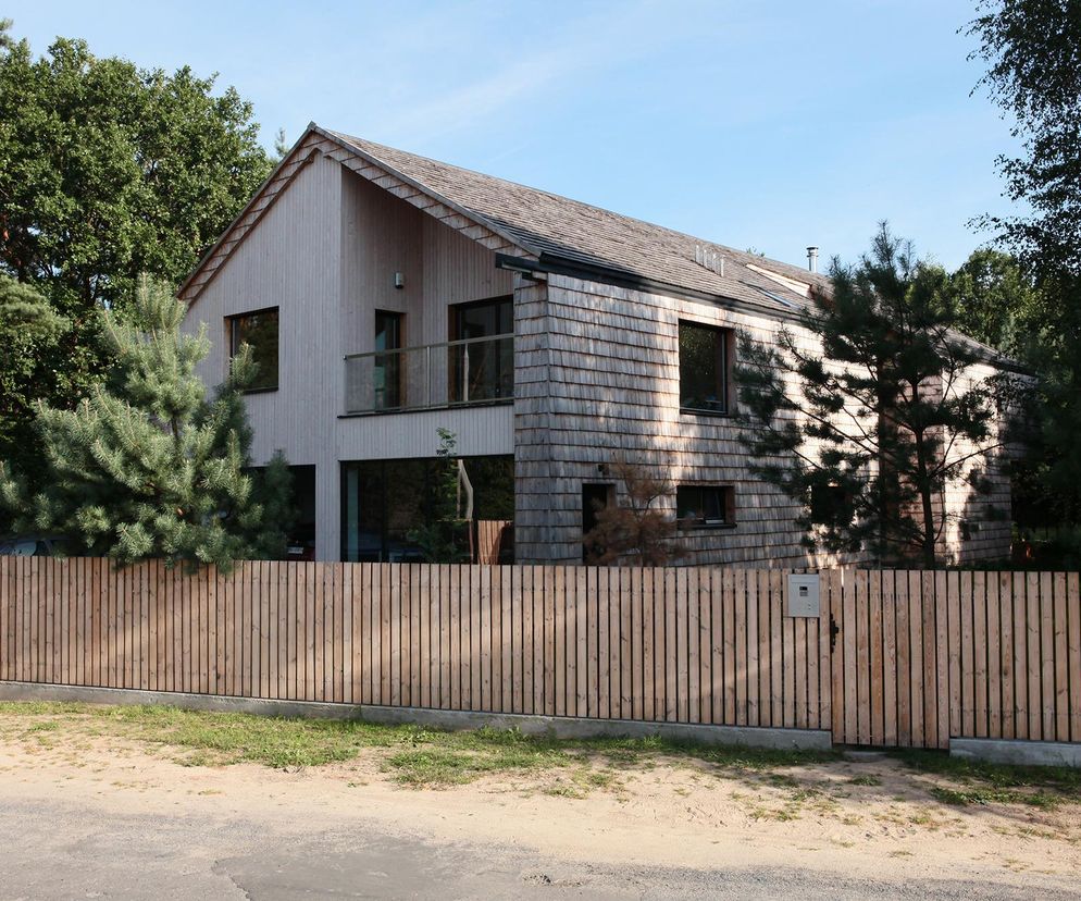 Płot drewniany